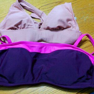 2 PC LOT SWIM WEAR TOPS NEW WITHOUT TAGS